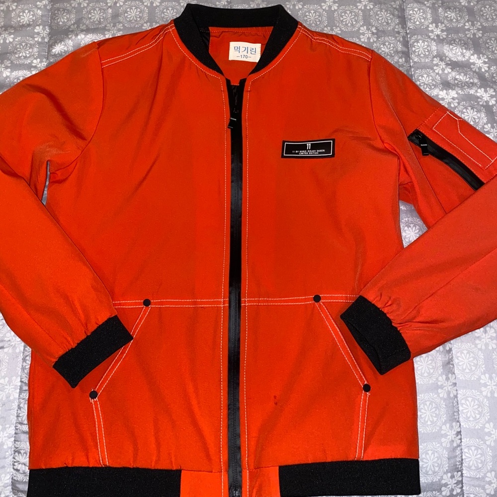 Orange jacket